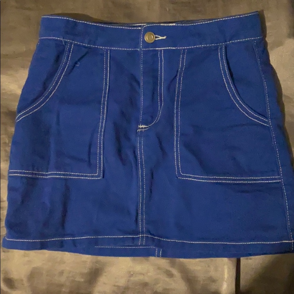 Blue jeans skirt